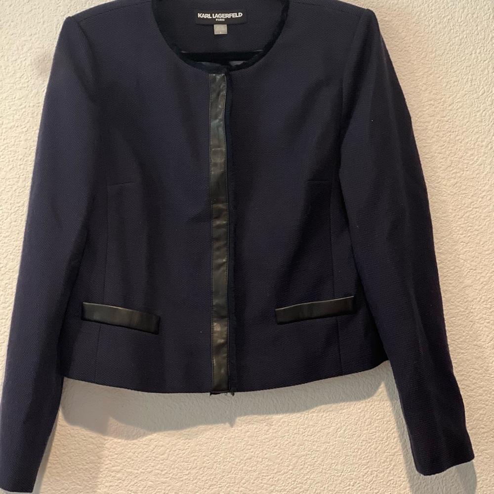 Navy Blue Karl Lagerfeld Jacket